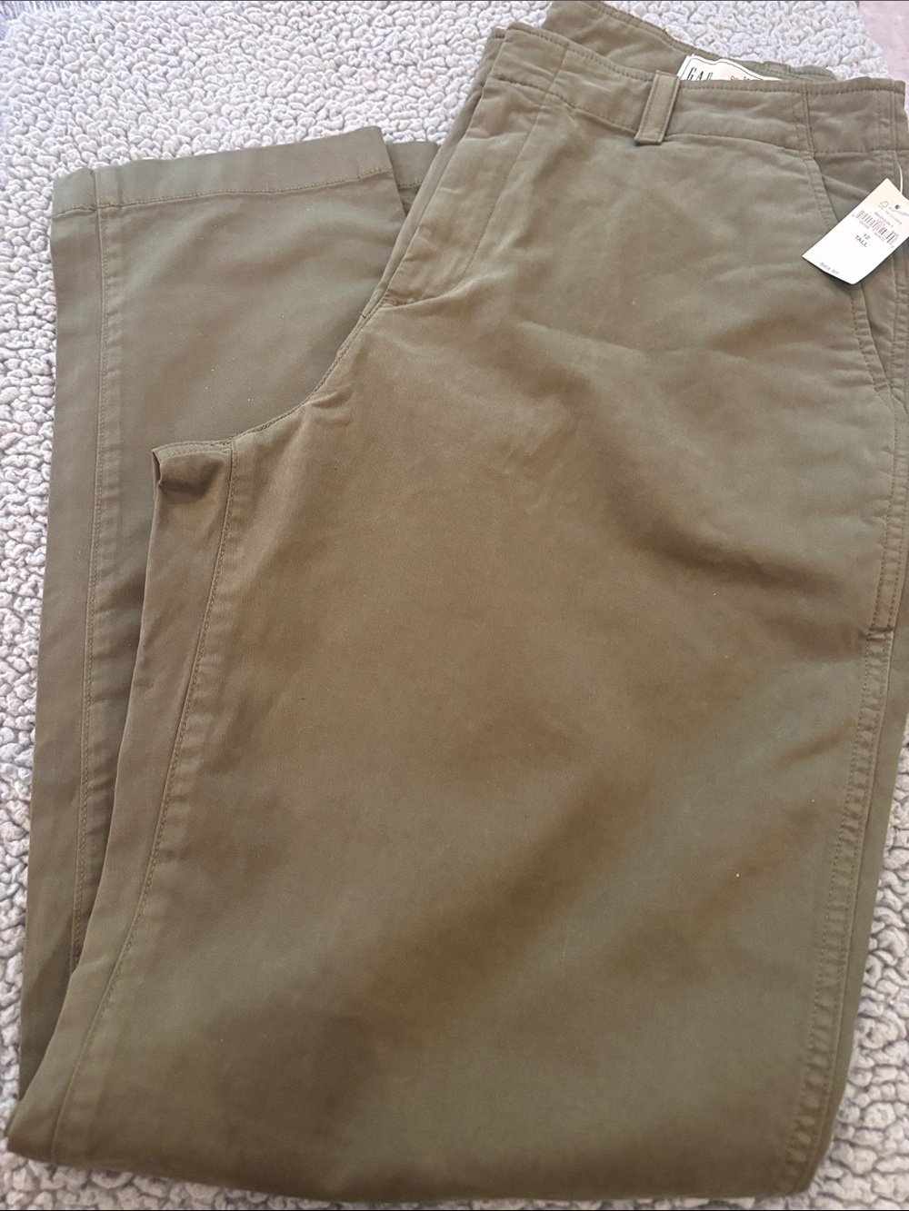 NWT Gap Downtown Khaki Olive Green  Pants size 12t